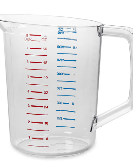 Cốc Đong Rubbermaid FG321700CLR 1.9 lít Bouncer Poly Trong Suốt
