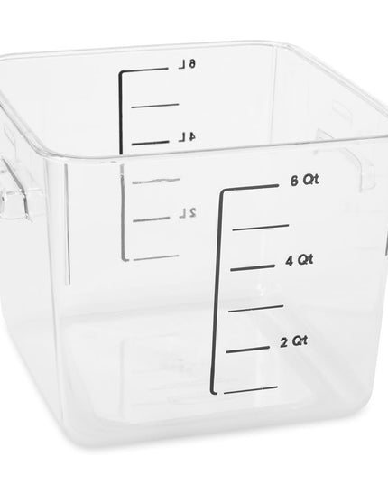 Rubbermaid FG630600 Hộp Đựng Thực Phẩm Vuông Tiết Kiệm Không Gian 5.7 lít - Nhựa Trong Suốt