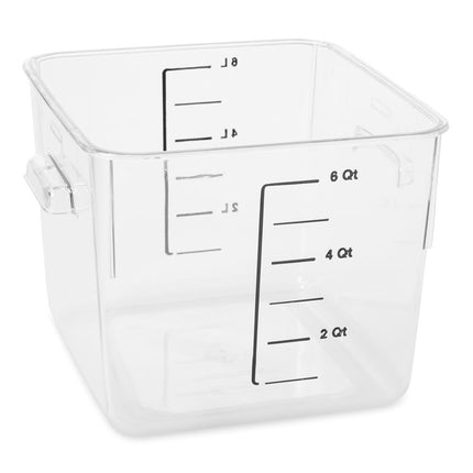 Rubbermaid FG630600 Hộp Đựng Thực Phẩm Vuông Tiết Kiệm Không Gian 5.7 lít - Nhựa Trong Suốt