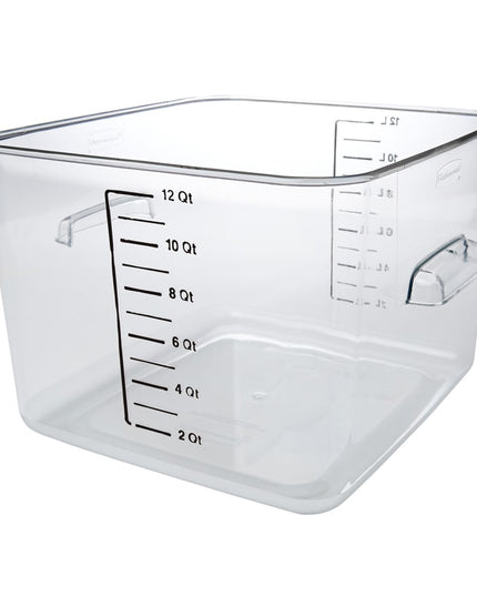 Hộp Đựng Thực Phẩm Vuông Tiết Kiệm Không Gian Rubbermaid FG631200 11.4 lít - Nhựa Trong Suốt