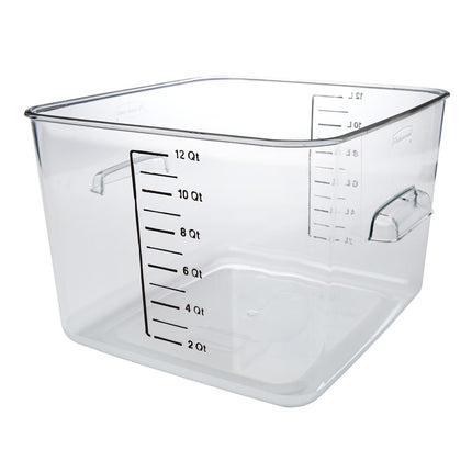 Hộp Đựng Thực Phẩm Vuông Tiết Kiệm Không Gian Rubbermaid FG631200 11.4 lít - Nhựa Trong Suốt