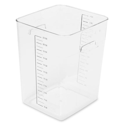Hộp Đựng Thực Phẩm Vuông Tiết Kiệm Không Gian Rubbermaid FG632200 20.8 lít - Nhựa Trong Suốt