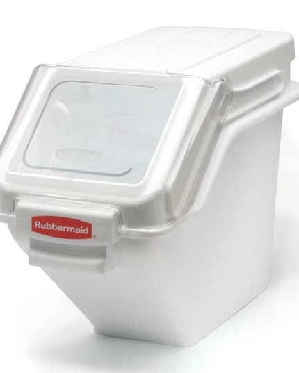 Thùng Đựng An Toàn Kèm Muỗng Rubbermaid FG9G5700 WHT ProSave® Dung Tích 23.7 Lít Màu Trắng