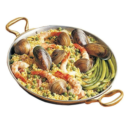 Chảo Paella Nhôm Bon Chef 5100S 30.5 cm Dung Tích 2.5 l Màu Vàng Fiesta