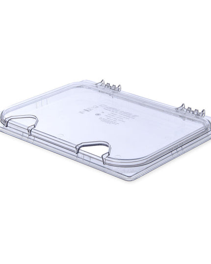 Nắp Khay Thực Phẩm Bản Lề Carlisle Universal Cỡ Nửa - Có Khấc, Polycarbonate, Trong Suốt (10239Z07)