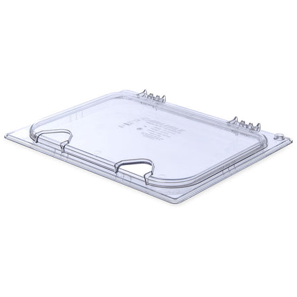 Nắp Khay Thực Phẩm Bản Lề Carlisle Universal Cỡ Nửa - Có Khấc, Polycarbonate, Trong Suốt (10239Z07)