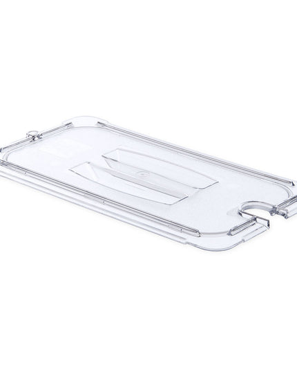 Nắp Khay Thức Ăn Carlisle Universal Cỡ 1/3 Có Rãnh - Trong Suốt (10271U07)