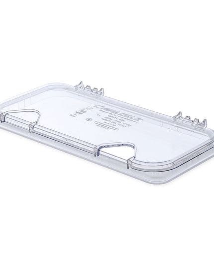 Carlisle Nắp Khay Thực Phẩm Bản Lề Cỡ 1/3 Đa Năng - Có Rãnh, Polycarbonate, Trong Suốt (10279Z07)
