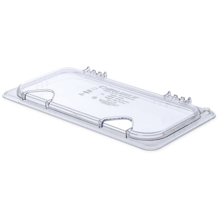 Carlisle Nắp Khay Thực Phẩm Bản Lề Cỡ 1/3 Đa Năng - Có Rãnh, Polycarbonate, Trong Suốt (10279Z07)