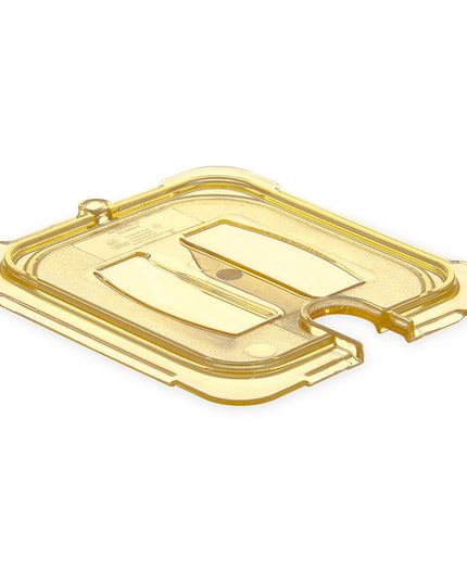 Nắp Khay Thực Phẩm Chịu Nhiệt Cao Carlisle Universal Cỡ 1/6 Có Rãnh - Màu Hổ Phách (10511U13)