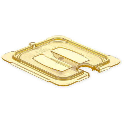 Nắp Khay Thực Phẩm Chịu Nhiệt Cao Carlisle Universal Cỡ 1/6 Có Rãnh - Màu Hổ Phách (10511U13)