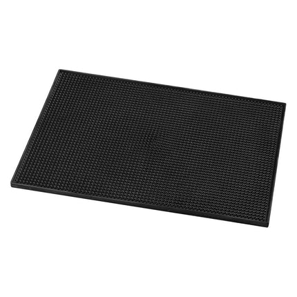 Thảm Quầy Bar Chữ Nhật Carlisle 1060103 45.7 x 30.5 cm Cao Su Đen