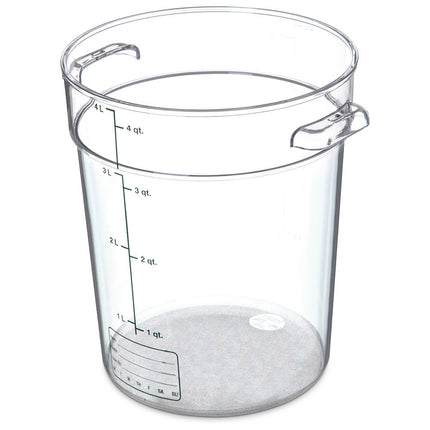 Hộp Đựng Thực Phẩm Tròn Carlisle 3.8 lít - Xếp Chồng Được, Trong Suốt (1076407)