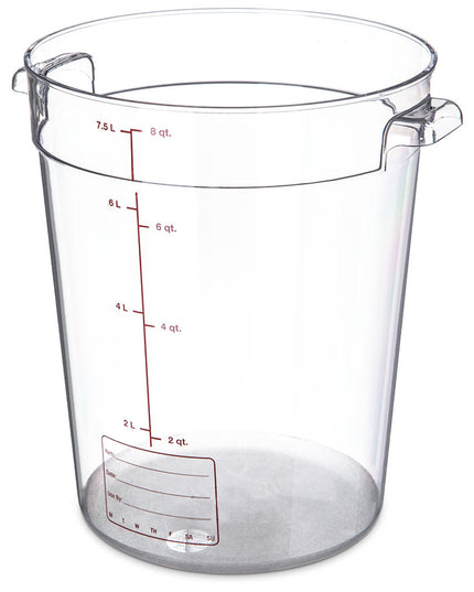 Hộp Đựng Tròn Carlisle 7.6 lít - Trong Suốt (1076607)