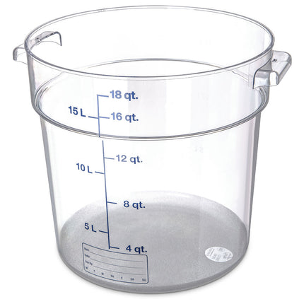 Hộp Đựng Tròn Carlisle 17 lít - Trong Suốt (1076807)