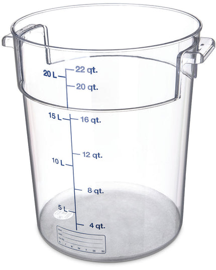 Hộp Đựng Tròn Carlisle 20.8 lít - Trong Suốt (1076907)