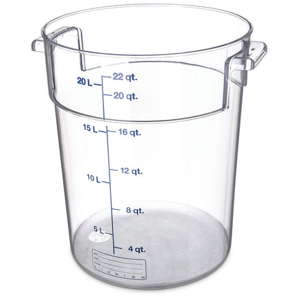Hộp Đựng Tròn Carlisle 20.8 lít - Trong Suốt (1076907)