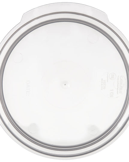 Nắp Hộp Đựng Thực Phẩm Tròn Carlisle 0.9 lít - Trong Mờ (1077030)