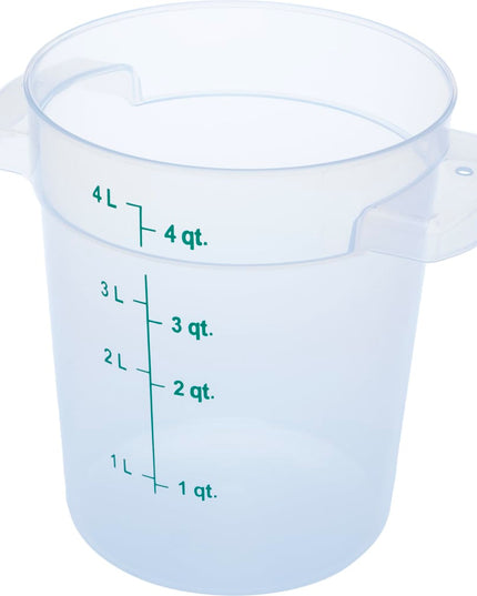 Hộp Đựng Thực Phẩm Tròn Carlisle 3.8 l - Trong Suốt (1096430)