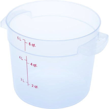 Hộp Đựng Thực Phẩm Tròn Carlisle 5.7 lít - Trong Suốt (1096530)