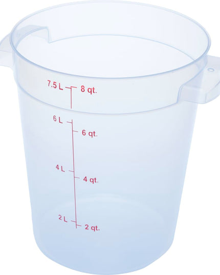 Hộp Đựng Thực Phẩm Tròn Carlisle 7.6 lít - Trong Suốt (1096630)