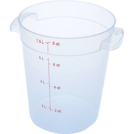 Hộp Đựng Thực Phẩm Tròn Carlisle 7.6 lít - Trong Suốt (1096630)