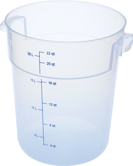 Hộp Đựng Thực Phẩm Tròn Carlisle 20.8 lít - Trong Suốt (1096930)