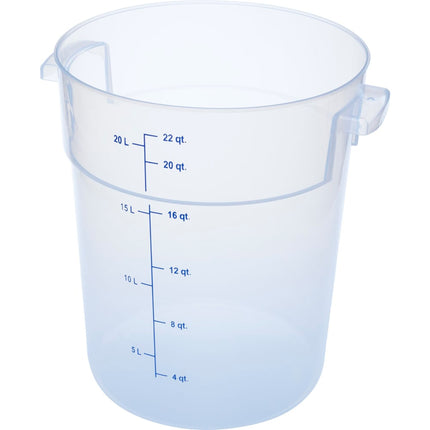 Hộp Đựng Thực Phẩm Tròn Carlisle 20.8 lít - Trong Suốt (1096930)