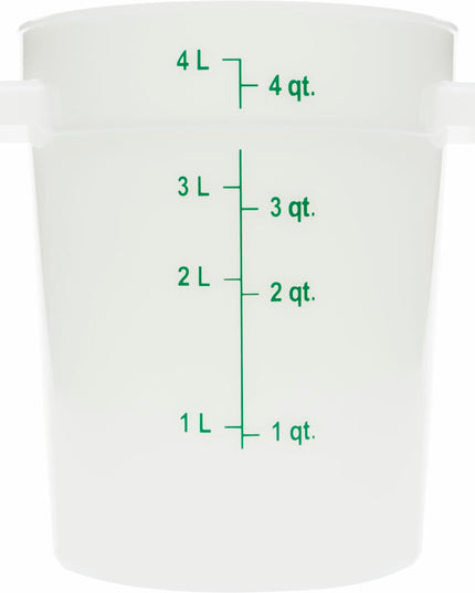 Hộp Đựng Thực Phẩm Tròn Carlisle 3.8 l - Trắng (1097402)