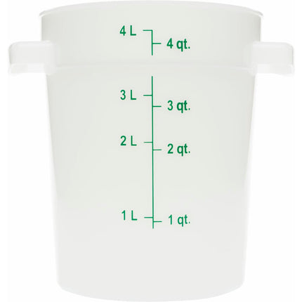 Hộp Đựng Thực Phẩm Tròn Carlisle 3.8 l - Trắng (1097402)