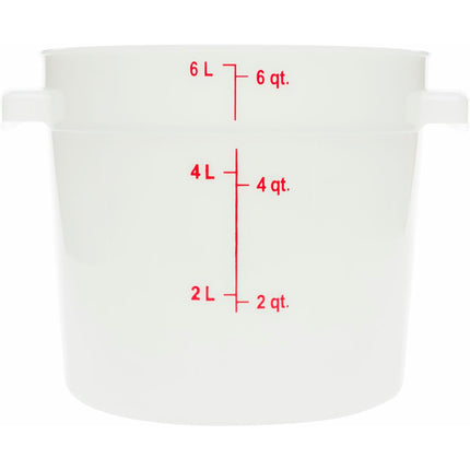 Hộp Đựng Thực Phẩm Tròn Carlisle 5.7 lít - Trắng (1097502)