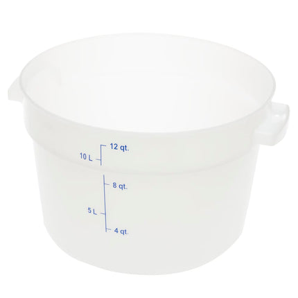 Hộp Đựng Thực Phẩm Tròn Carlisle 11.4 lít - Trắng (1097702)