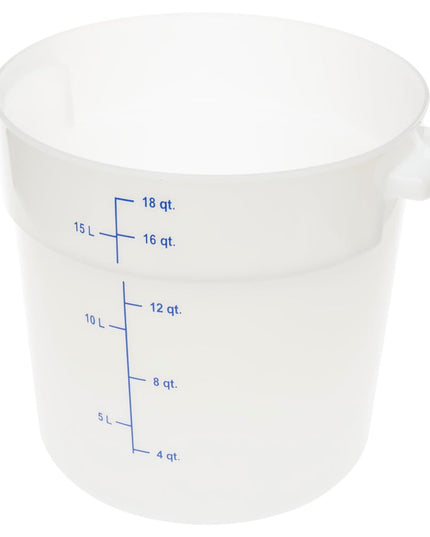 Hộp Đựng Thực Phẩm Tròn Carlisle 17 lít - Trắng (1097802)