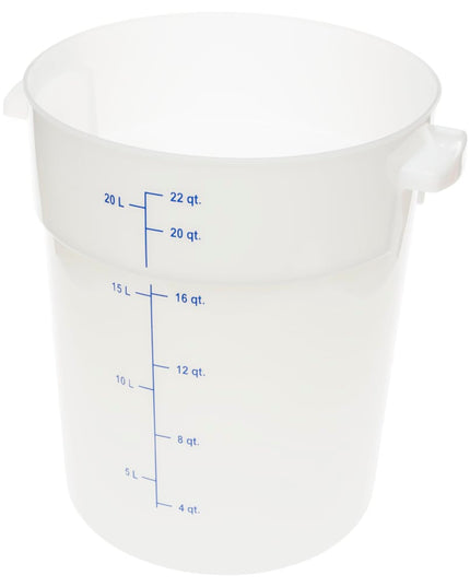 Hộp Đựng Thực Phẩm Tròn Carlisle 20.8 lít - Trắng (1097902)