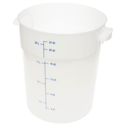 Hộp Đựng Thực Phẩm Tròn Carlisle 20.8 lít - Trắng (1097902)