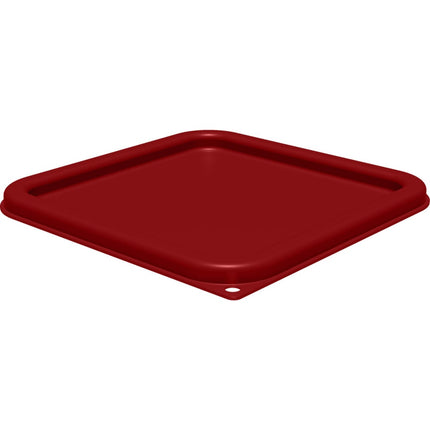 Nắp Carlisle Cho Hộp Đựng Thực Phẩm Vuông 6-7.6 lít - Polyethylene, Đỏ (1197105)