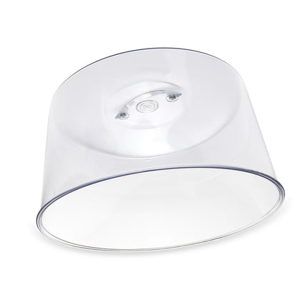 Nắp Đậy Bánh Tròn Carlisle 251207 29.5 cm - Chrome/Trong Suốt