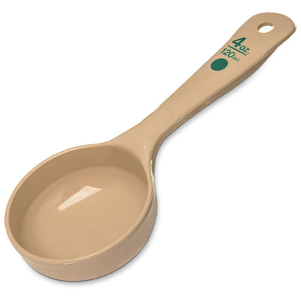 Thìa Chia Phần Đặc Carlisle 118 ml Tay Cầm Ngắn, Polycarbonate, Màu Be (432806)