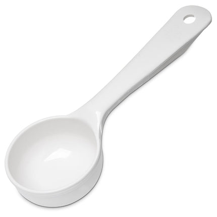 Muỗng Chia Phần Đặc Carlisle 89 ml Đáy Phẳng Nhựa Màu Trắng (492602)