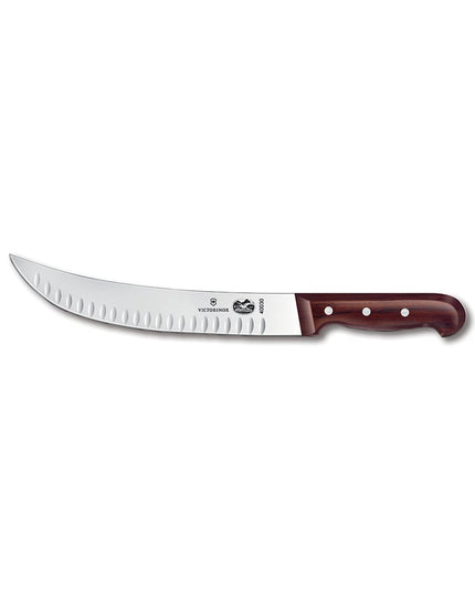 Dao Cimeter Lưỡi Granton Victorinox 5.7320.25 25.4 cm Cán Gỗ Hồng Mộc