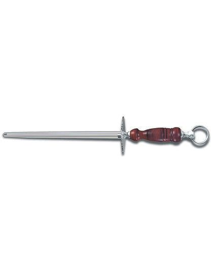 Cây Mài Dao Tròn Victorinox 7.8991.22 25.4 cm Rãnh Thường Vòng Rời Tay Cầm Gỗ Sẫm
