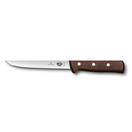 Dao Victorinox 5.6106.15 Rút Xương Cứng Lưỡi 15.2 cm Cán Gỗ Hồng Mộc