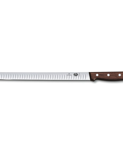 Dao Thái Lưỡi Granton Victorinox 5.4120.30 30.5 cm Cán Gỗ Hồng Mộc