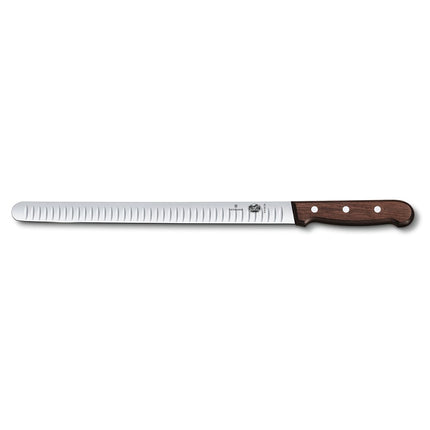 Dao Thái Lưỡi Granton Victorinox 5.4120.30 30.5 cm Cán Gỗ Hồng Mộc