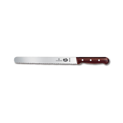 Dao Thái Răng Cưa Victorinox 5.4230.25 25.4 cm Cán Gỗ Hồng Mộc