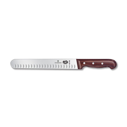 Dao Thái Lưỡi Granton Victorinox 7.6059.10 25.4 cm Cán Gỗ Hồng Mộc