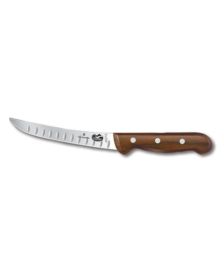 Dao Lọc Xương Cong Cứng Victorinox 5.6520.15 Lưỡi 15.2 cm Cán Gỗ Hồng Mộc