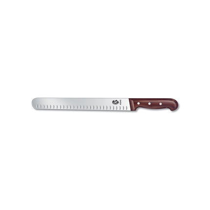 Dao Thái Granton Edge Victorinox 7.6059.12 Lưỡi 35.6 cm Cán Gỗ Hồng Mộc