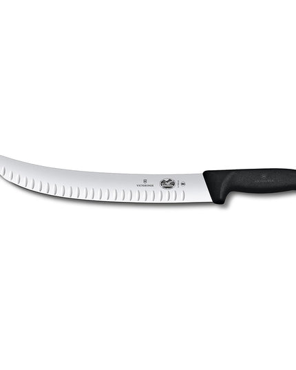Dao Cimeter Lưỡi Granton Victorinox 5.7323.31 Lưỡi 30.5 cm Tay Cầm Fibrox® Pro Đen