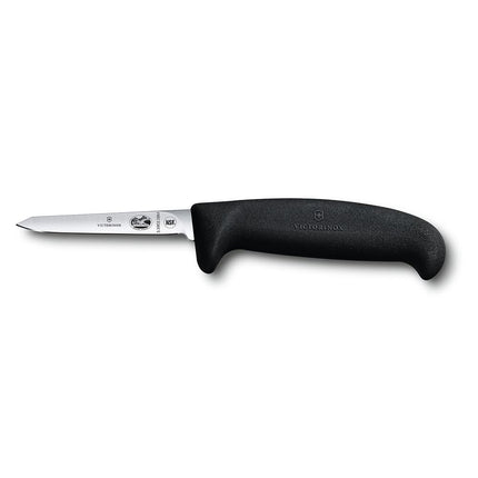 Dao Làm Thịt Gia Cầm Đầu Xiên Victorinox 5.5903.08M Lưỡi 7.6 cm Cán Fibrox® Pro Đen
